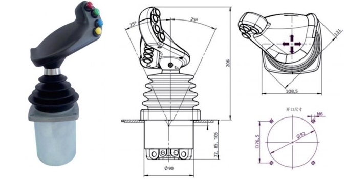 The F24 is a master controller designed for construction machinery and agricultural machinery