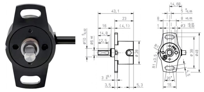 The FSX28 series tilt sensor is a highly reliable tilt sensor.The shell adopts high-performance PEEK material to adapt to various harsh environments.The dual redundancy design makes it have long life and high reliability.