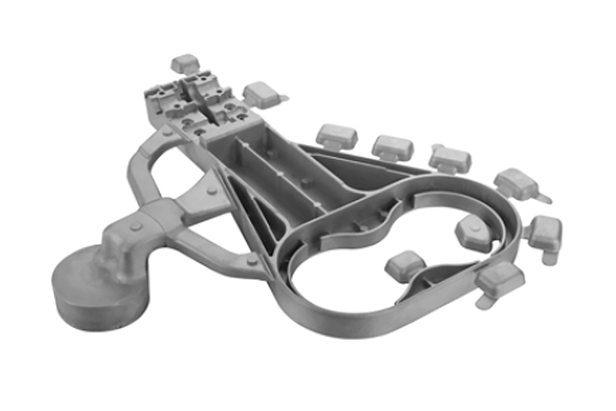 How does die-casting technology enhance the durability of automotive cup holders?